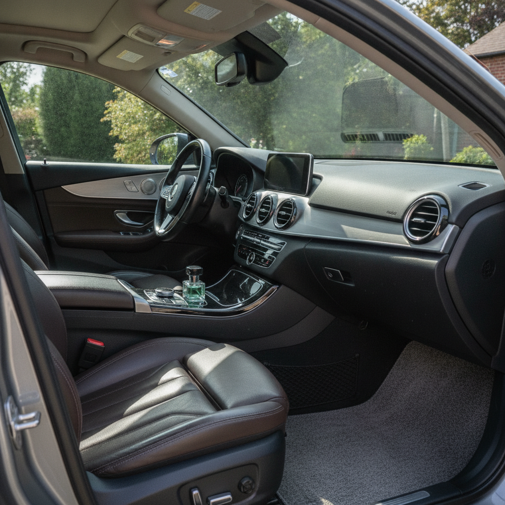 done Interior Car Detailing - No Face and No Text